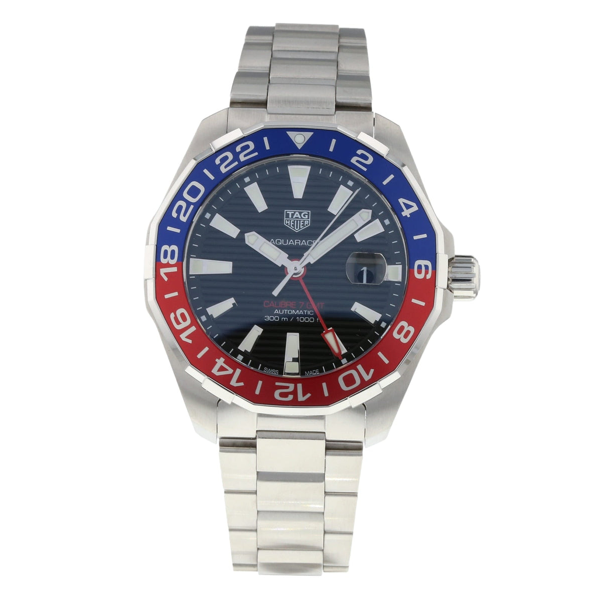  Shop Authentic Tag Heuer Aquaracer Pepsi Black Dial Watch for Men - WAY201F.BA0927 - Luxxuri