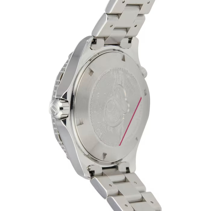  Shop Authentic Tag Heuer Aquaracer Caliber 5 Automatic Black Dial Silver Steel Strap Watch for Men - WAK2110.BA0830 - Luxxuri