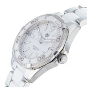  Shop Authentic Tag Heuer Aquaracer Diamonds White Dial Two Tone Steel Strap Watch for Women - WAY131H.BA0914 - Luxxuri