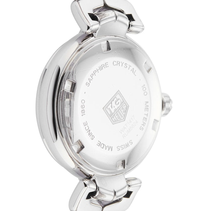  Shop Authentic Tag Heuer Link Diamonds Mother of Pearl Dial Silver Steel Strap Watch for Women -  WAT1417.BA0954 - Luxxuri