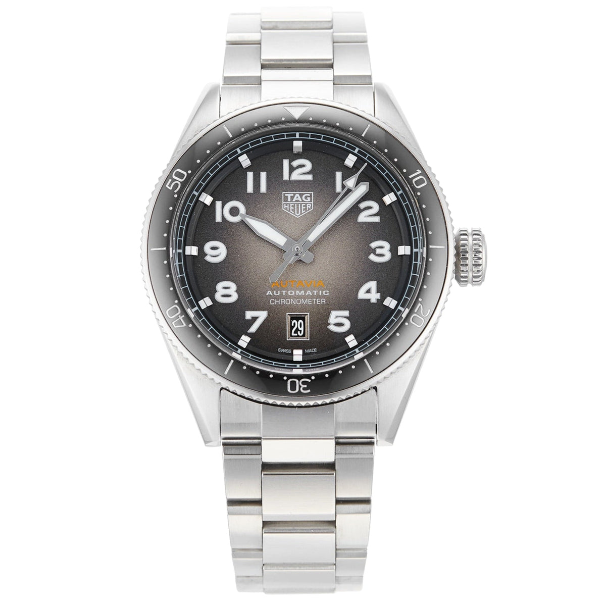  Shop Authentic Tag Heuer Autavia Grey Dial Watch for Men - WBE5114.EB0173 - Luxxuri