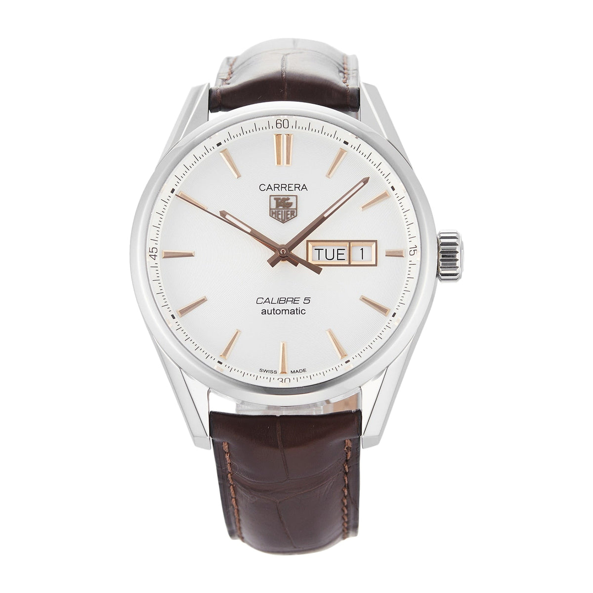  Shop Authentic Tag Heuer Carrera White Dial Watch for Men - WAR201D.FC6291 - Luxxuri