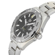  Shop Authentic Tag Heuer Aquaracer Automatic Caliber 5 Black Dial Silver Steel Strap Watch for Men - WBD2110.BA0928 - Luxxuri