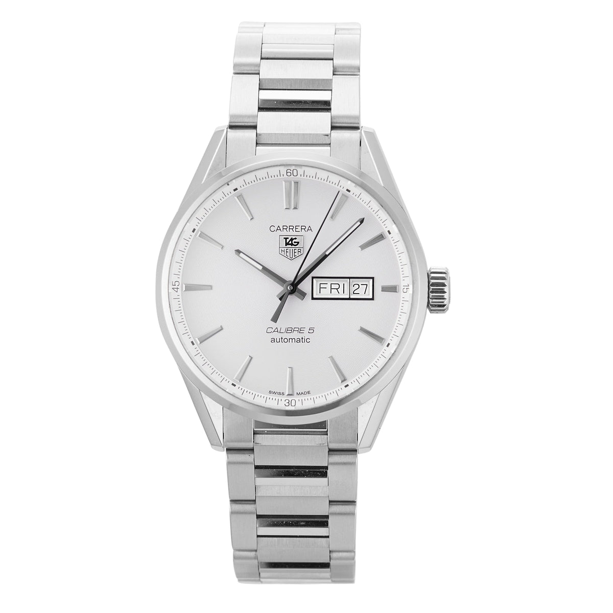  Shop Authentic Tag Heuer Carrera White Dial Watch for Men - WAR201B.BA0723 - Luxxuri