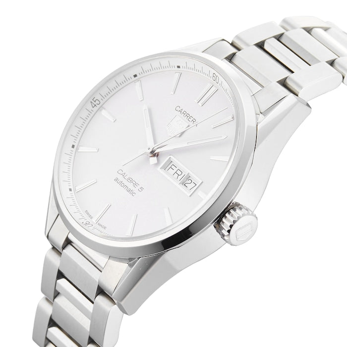  Shop Authentic Tag Heuer Carrera White Dial Watch for Men - WAR201B.BA0723 - Luxxuri