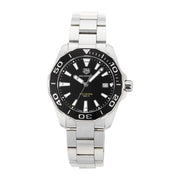  Shop Authentic Tag Heuer Aquaracer Black Dial Silver Steel Strap Watch for Men - WAY111A.BA0928 - Luxxuri