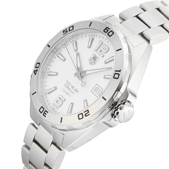  Shop Authentic Tag Heuer Formula 1 White Dial Watch for Men - WAZ2114.BA0875 - Luxxuri