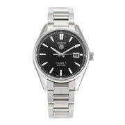  Shop Authentic Tag Heuer Carrera Automatic Black Dial Silver Steel Strap Watch for Men - WAR211A.BA0782 - Luxxuri