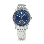  Shop Authentic Breitling Navitimer Automatic 41mm Blue Dial Silver Steel Strap Watch for Men - A17326161C1A1 - Luxxuri