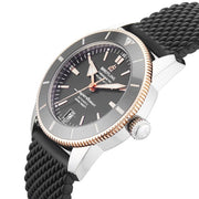  Shop Authentic Breitling Superocean Heritage II B20 42mm Black Dial Black Mesh Bracelet Mens Watch - UB2010121B1S1 - Luxxuri
