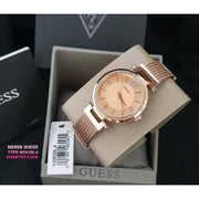  Shop Authentic Guess Soho Rose Gold Dial Stainless Steel Watch For Women - W0638L4 - Luxxuri