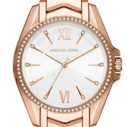  Shop Authentic Michael Kors Whitney Quartz White Dial Rose Gold Steel Strap Watch For Women - MK6694 - Luxxuri