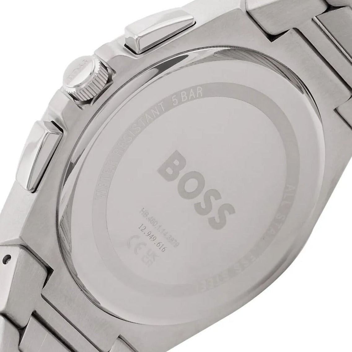  Shop Authentic Hugo Boss Steer Chronograph Blue Dial Silver Steel Strap Watch For Men - 1514048 - Luxxuri