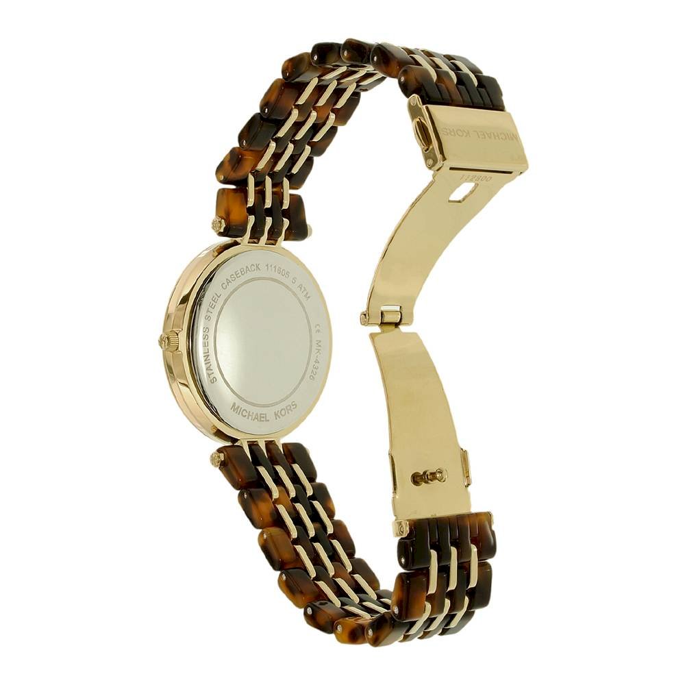  Shop Authentic Michael Kors Darci Gold Dial Brown Two Tone Steel Strap Watch for Women - MK4326 - Luxxuri