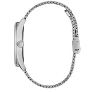  Shop Authentic Guess Tailor Multifunction Silver Dial Silver Mesh Bracelet Watch for Men - GW0368G1 - Luxxuri