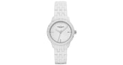  Shop Authentic Emporio Armani Ceramic White Dial White Ceramic Bracelet Watch For Women - AR1477 - Luxxuri