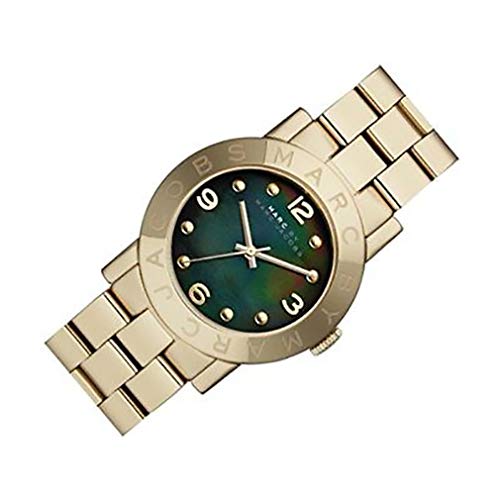  Shop Authentic Marc Jacobs Amy Green Dial Gold Steel Strap Watch for Women - MBM8619 - Luxxuri
