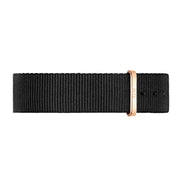  Shop Authentic Daniel Wellington Classic Cornwall Black Dial Black Nylon Strap Watch For Women - DW00100148 - Luxxuri