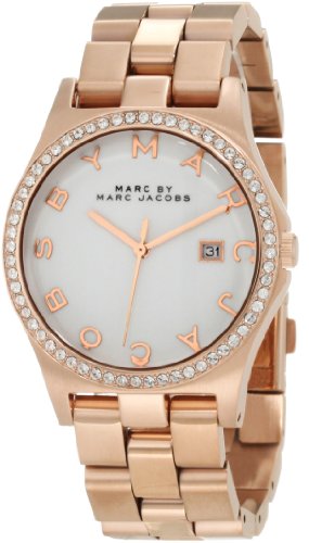  Shop Authentic Marc Jacobs Henry Diamonds White Dial Rose Gold Steel Strap Watch for Women - MBM3079 - Luxxuri