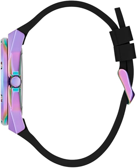  Shop Authentic Guess Multifunction Analog Purple Dial Black Rubber Strap Watch For Women - GW0620L4 - Luxxuri