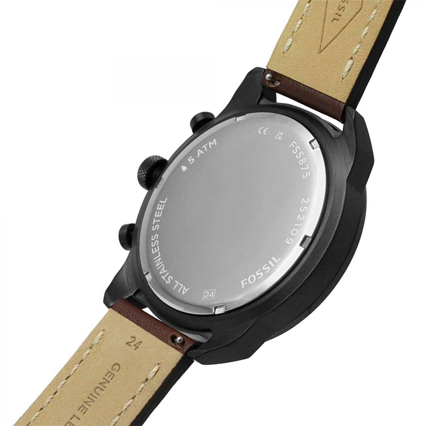  Shop Authentic Fossil Bronson Chronograph Brown Dial Brown Leather Strap Watch for Men - FS5875 - Luxxuri