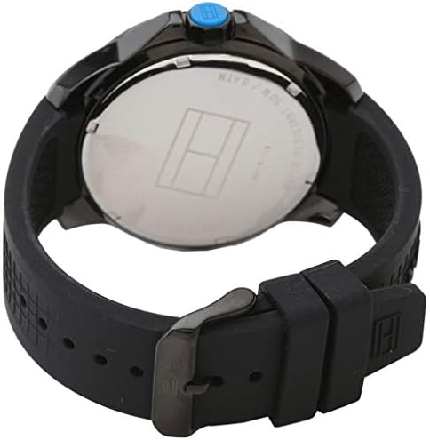  Shop Authentic Tommy Hilfiger Sport Multifunction Black Dial Black Rubber Strap Watch for Men - 1790983 - Luxxuri