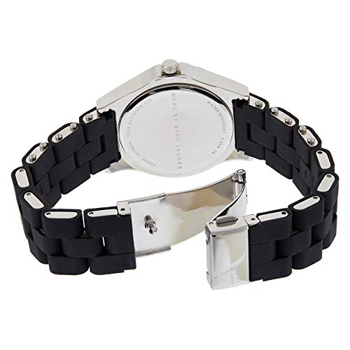  Shop Authentic Marc Jacobs Pelly Black Dial Black Silicone Strap Watch for Women - MBM2541 - Luxxuri