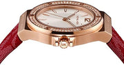  Shop Authentic Michael Kors Lennox Three Hand Silver Dial Red Leather Strap Watch For Women - MK7308 - Luxxuri