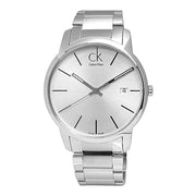  Shop Authentic Calvin Klein City Silver Dial Silver Steel Strap Watch for Men - K2G2G146 - Luxxuri