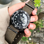  Shop Authentic Seiko 5 Sport Automatic Black Dial Green Nylon Strap Watch For Men - SRPD65K4 - Luxxuri