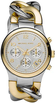  Shop Authentic Michael Kors Runway White Dial Two Tone Steel Strap Watch for Women - MK3199 - Luxxuri
