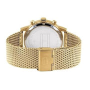  Shop Authentic Tommy Hilfiger Kane White Dial Gold Mesh Bracelet Watch for Men - 1710403 - Luxxuri