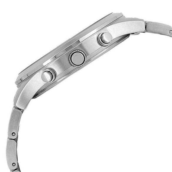 Shop Authentic Guess Atlas Chronograph Silver Dial Silver Steel Strap Watch For Men - W0668G7 - Luxxuri