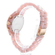  Shop Authentic Michael Kors Runway Chronograph White Dial Pink Steel Strap Watch for Women - MK7424 - Luxxuri
