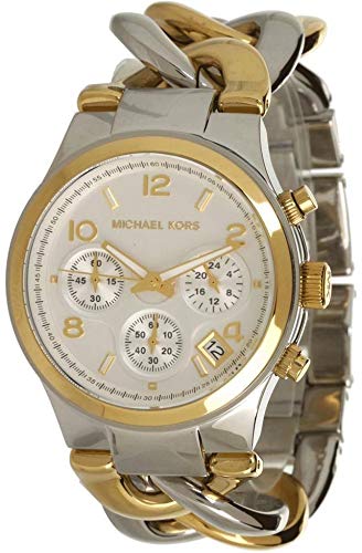 Shop Authentic Michael Kors Runway White Dial Two Tone Steel Strap Watch for Women - MK3199 - Luxxuri