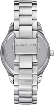  Shop Authentic Michael Kors Layton Three Hand Pink Dial Silver Steel Strap Watch For Women - MK7298 - Luxxuri