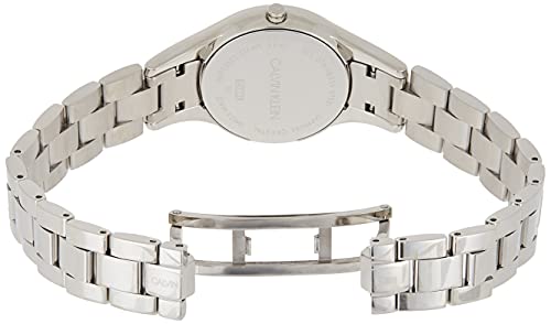  Shop Authentic Calvin Klein Simplicity Black Dial Silver Steel Strap Watch for Women - K4323130 - Luxxuri