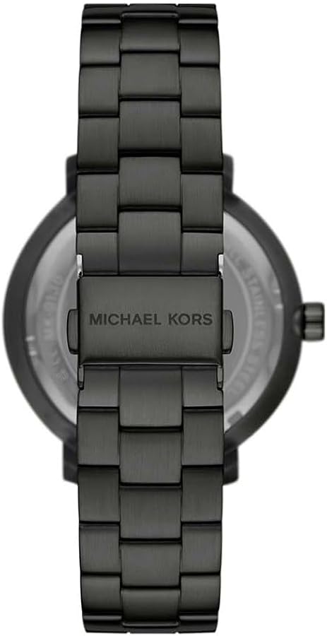 Shop Authentic Michael Kors Blake Three-Hand Black Dial Black Steel Strap Watch for Men - MK9135 - Luxxuri