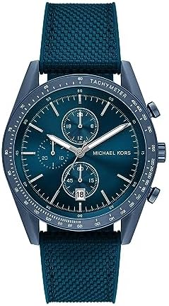  Shop Authentic Michael Kors Accelerator Chronograph Blue Dial Blue Nylon Strap Watch for Men - MK9142 - Luxxuri