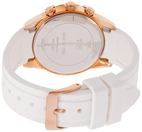 Shop Authentic Guess Catalina White Dial White Silicon Strap Watch For Women - W0562L1 - Luxxuri