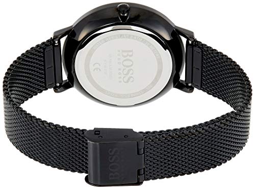 Shop Authentic Hugo Boss Infinity Black Dial Black Mesh Bracelet Watch for Women -1502521 - Luxxuri