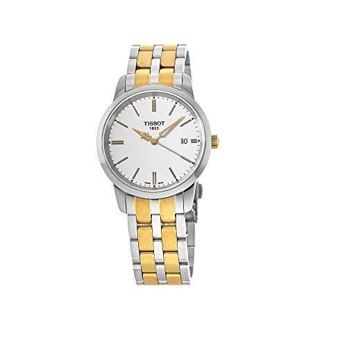  Shop Authentic Tissot T Classic Dream White Dial Two Tone Steel Strap Watch for Men - T033.410.22.011.01 - Luxxuri