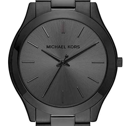  Shop Authentic Michael Kors Slim Runway Black Dial Black Steel Strap Watch for Men - MK8507 - Luxxuri