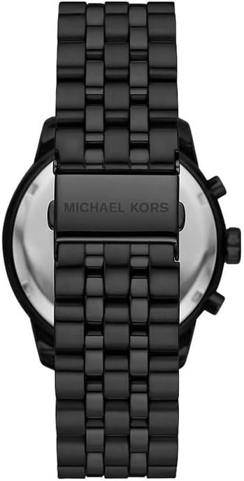  Shop Authentic Michael Kors Cunningham Chronograph Black Dial Black Steel Strap Watch For Men - MK8965 - Luxxuri