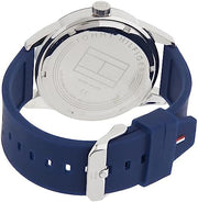  Shop Authentic Tommy Hilfiger Austin Quartz Blue Dial Blue Rubber Strap Watch for Men - 1791635 - Luxxuri