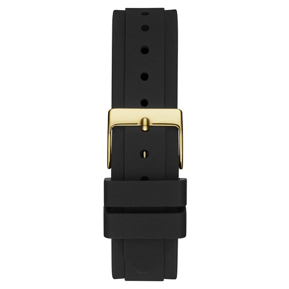  Shop Authentic Guess Solstice Green Dial Black Rubber Strap Watch for Women - GW0113L1 - Luxxuri