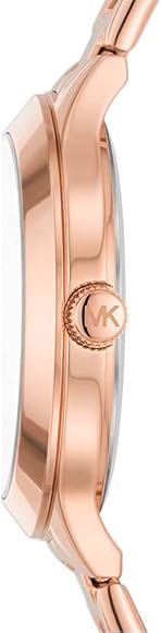  Shop Authentic Michael Kors Slim Runway Rose Gold Dial Rose Gold Steel Strap Watch for Women - MK4658 - Luxxuri