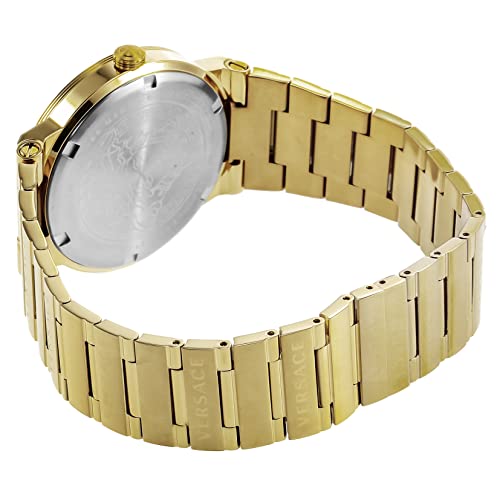  Shop Authentic Versace Greca Silver Dial Gold Steel Strap Watch for Men - VEVI00520 - Luxxuri