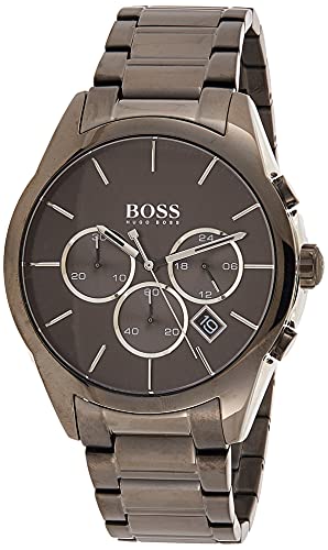  Shop Authentic Hugo Boss Classic Grey Dial Grey Steel Strap Watch for Men - 1513364 - Luxxuri