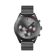  Shop Authentic Hugo Boss Talent Gunmetal Dial Grey Mesh Bracelet Watch for Men - 1513637 - Luxxuri